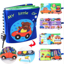 Load image into Gallery viewer, Soft Books Infant Early cognitive Development My Quiet Bookes baby goodnight educational Unfolding Cloth Book Activity Book DS19